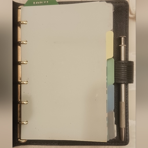 Louis Vuitton Epi Agenda PM Leather Notebook Black - Picture 7 of 8